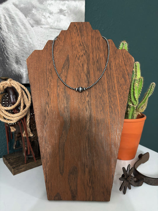 Sterling Silver Pearl Choker