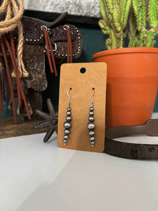 Sterling Pearl Dangles