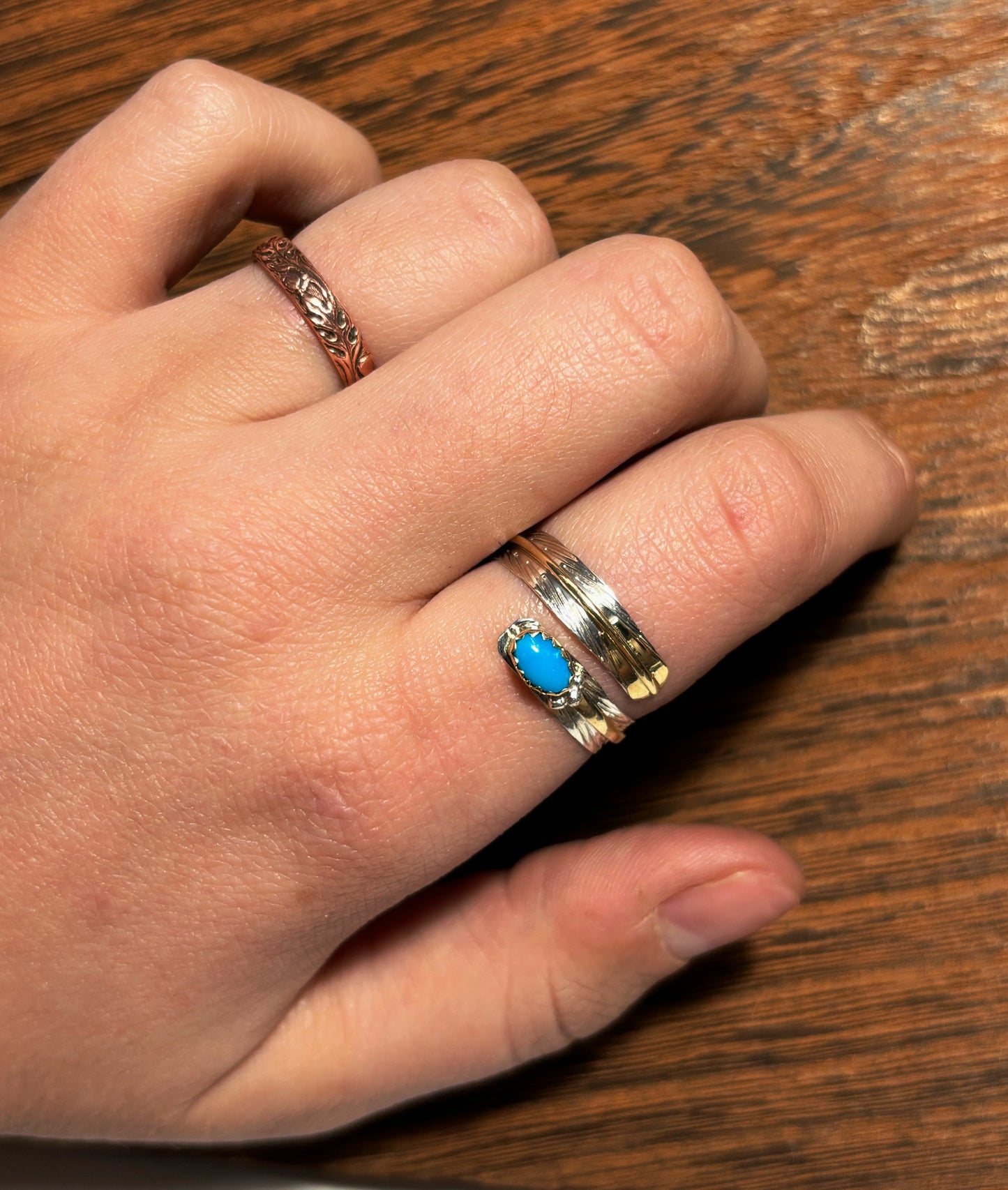 Adjustable Feather Ring